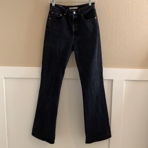 LEVI’s ribcage bootcut jeans